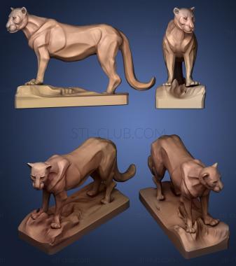 3D модель Леопард (STL)